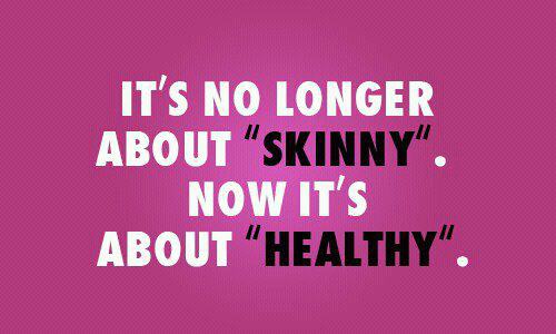 Skinny vs healthy